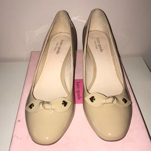 Kate spade NWT patent nude pump